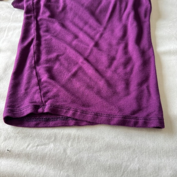 Emerald Women's Pull On Casual Sweatpants Elastic Waist Lightweight Purple 3X - Picture 3 of 12